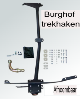 trekhaak Mercedes sl r107 w107 flenskogel type