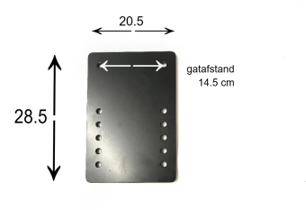 Frame verlenging chassis trekhaak Fiat ducato x250 x290 Citroen jumper Peugeot boxer vanaf 2014